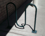 Wave Bike Rack By Round Table Pizza in Laurelwood Shopping Center